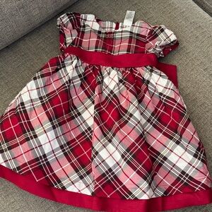 Gymboree Red and Gray Plaid Dress